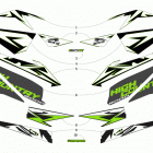 XF 8000 HIGH COUNTRY LTD ES 141 GREEN Наклейки