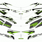 XF 9000 HIGH COUNTRY LTD 153 (2.20) GREEN Наклейки