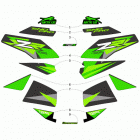 ZR 7000 SNO PRO 129 GREEN Наклейки