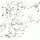 ZR 8000 LTD ES 137 GREEN Front frame assembly
