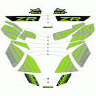 ZR 9000 RR 137 GREEN Наклейки