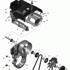 TUNDRA 550F 01- ventilateur et dflecteur de cylindre - 550f