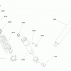 BACKCOUNTRY 600R E-TEC 08- rear shocks -  europe