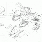 BACKCOUNTRY 600R E-TEC 09- hood backcountry  -  hood section