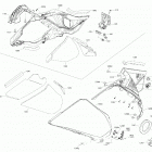 BACKCOUNTRY 600R E-TEC 09- hood backcountry  -  panel section