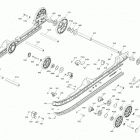 FREERIDE 137 850 E-TEC 08- rear suspension - lower section