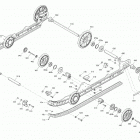 MXZ 600 CARB 08- rear suspension - sport - lower section