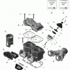 RENEGADE 600 CARB 01- cylinder and cylinder head - 600 carb