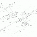 BACKCOUNTRY 850 E-TEC 08- rear suspension - upper section - europe