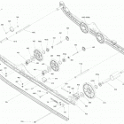 SUMMIT 850 E-TEC 08- rear suspension - lower section