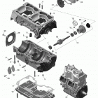 EXPEDITION XTREME 800R E-TEC 01- crankcase and water pump - 800r e-tec