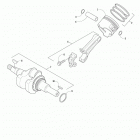 SNOSCOOT (SXR2NJL/SXR2NJW) Коленчатый вал и Поршень