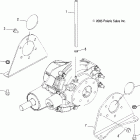 R06RB50AA RANGER 500 2X4/4X4 Gearcase mounting, rear