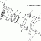 R06RB50AA RANGER 500 2X4/4X4 Brake caliper, front