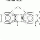 R06RB50AA RANGER 500 2X4/4X4 Prop shaft, rear