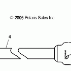 R06RD50AC RANGER 500 4X4 EFI Prop shaft, front