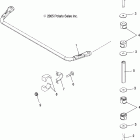 R06RD68AA RANGER XP 4x4 700 Stabilizer bar, rear