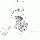 R06RD68AA RANGER XP 4x4 700 Throttle body mounting