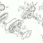ALTERRA VLX 700 BLACK Clutch  /  v-belt  /  magneto cover assembly