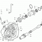 ATV ALTERRA 300 RED Transmission case assembly