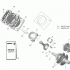 Outlander 450 EFI - International - European Communities 01- crankshaft and pistons - 450 efi