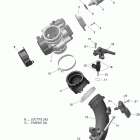 Outlander 450 EFI - International - European Communities 02- air intake manifold and throttle body except t3