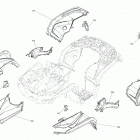Outlander 650 EFI - North America 09- fender and central panel kit outlander - package dps