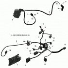 Outlander 850 EFI - North America 10- engine harness and electronic module - 850 north edi...