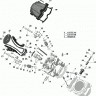 002 - Renegade 1000 EFI - T3 Головка цилиндров передняя часть