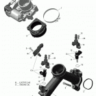 002 - Renegade 1000 EFI - T3 02- air intake manifold and throttle body version 2