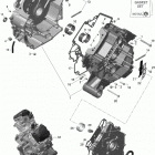 002 - Renegade 850 EFI - North America 01- crankcase - 850 efi