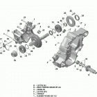 002 - Renegade 850 EFI - North America 05- gear box 1 - 420685398