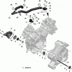 Outlander MAX 6X6 - 1000 EFI - North America Система охлаждения