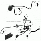 Outlander MAX 650 EFI - North America 10- engine harness and electronic module  - v3 - north e...