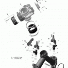 Outlander MAX 650 EFI - International - Non European Communities 02- air intake manifold and throttle body version 1
