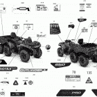 Outlander MAX 6X6 - 1000 EFI - T3 09- decals outlander max - 6x6 - pro nordic