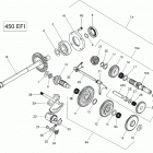 Outlander 450 EFI 05- gear shift - 450 efi