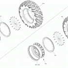 Outlander T3 570 EFI 07- wheels and tires dps