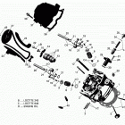 Outlander T3 570 EFI Головка цилиндров передняя часть