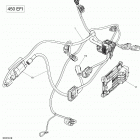 Outlander 450 EFI T3 Old EU Regulation (built Before Nov 2017) 10- engine harness and electronic module - 450 efi
