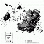Outlander 6X6 - 1000 EFI 01- gear box assy - gbps - 6x6