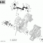 Outlander MAX 650 EFI, (Including T3 old EU Regulation - Built before Nov 2017) MY 01- engine cooling - 650 efi