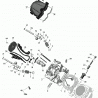 Outlander 1000R EFI - XMR - 01- cylinder head, front - 1000r efi