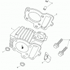 DS 90 01- cylinder head and intake manifold