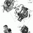 Renegade 1000R EFI 01- crankcase - 1000r efi (renegade std -xxc, outlander ...
