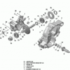 Renegade T3 1000 EFI 05- gear box 1 - 420685398
