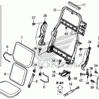 SXS1000M3 Rear seat