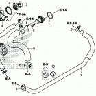 SXS1000M3 Water hose@thermostat