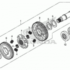 SXS1000M3P Final driven shaft