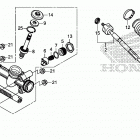 SXS1000M5L Steering gear box@tie rod